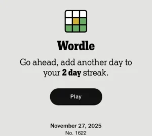 NYT Wordle Hints Today 27 November, The Best Clues For Difficult Answers