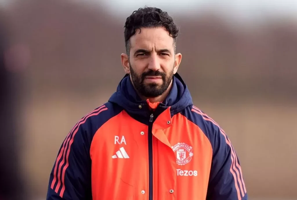 Man United's coach, Ruben Amorim