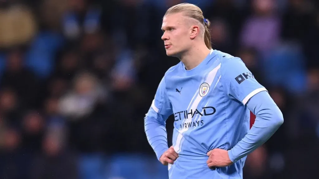 Erling Haland for Premier League's side Manchester City