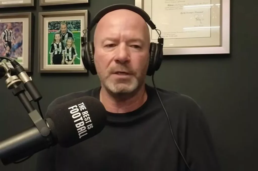 Alan Shearer in The Rest Is Football