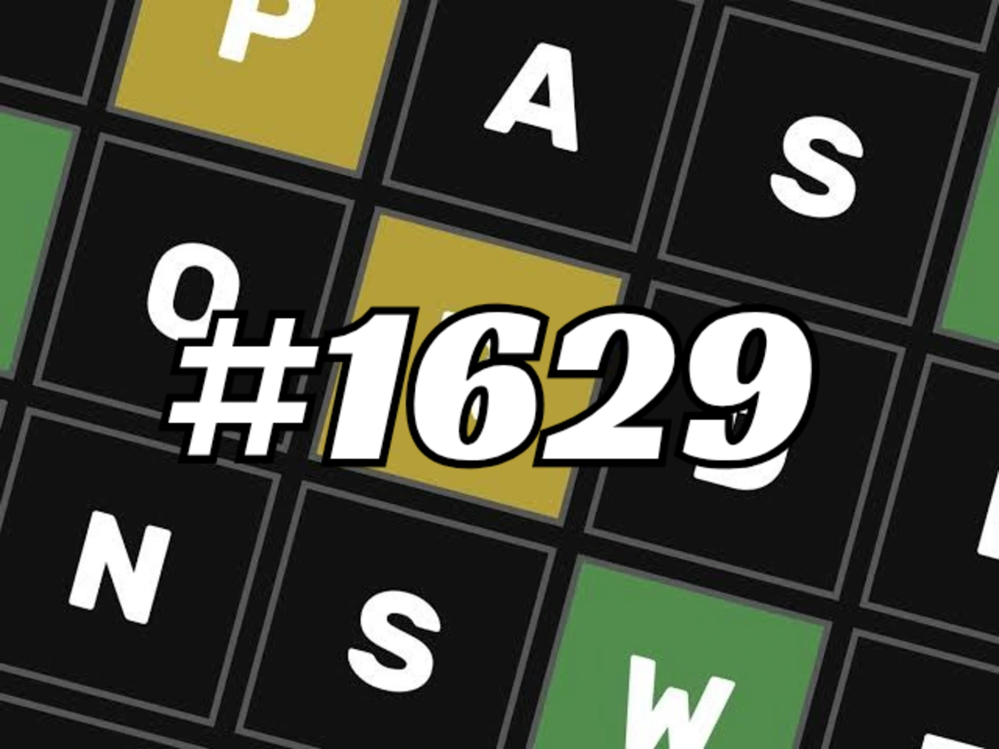 Wordle hint today for puzzle #1629