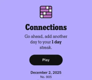 Connection Hints Today December 2 #905: An Uplifting Answer Key, Clear Categories, and a Complete, Enjoyable Explanation