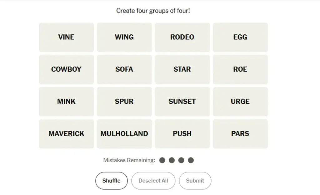 connection hints today