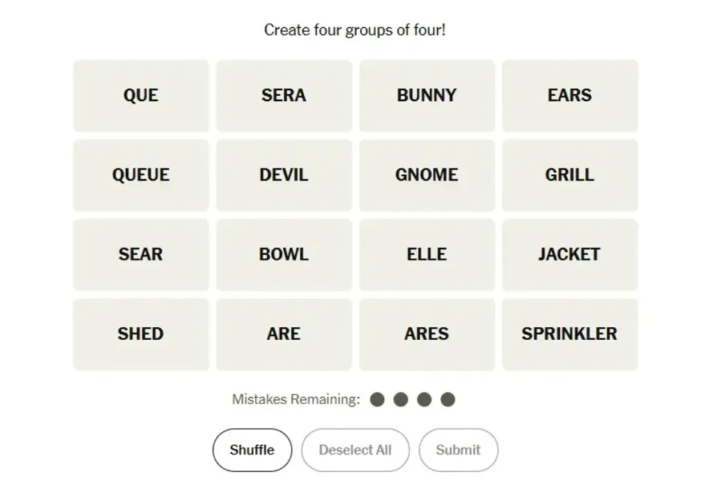 connection hints today