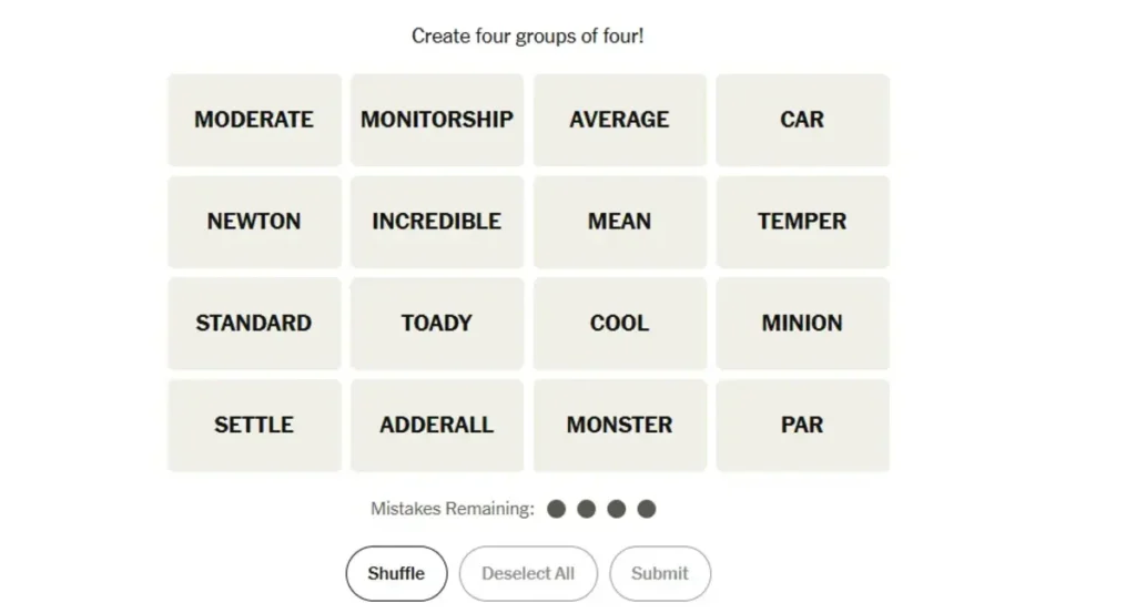 connection hints today