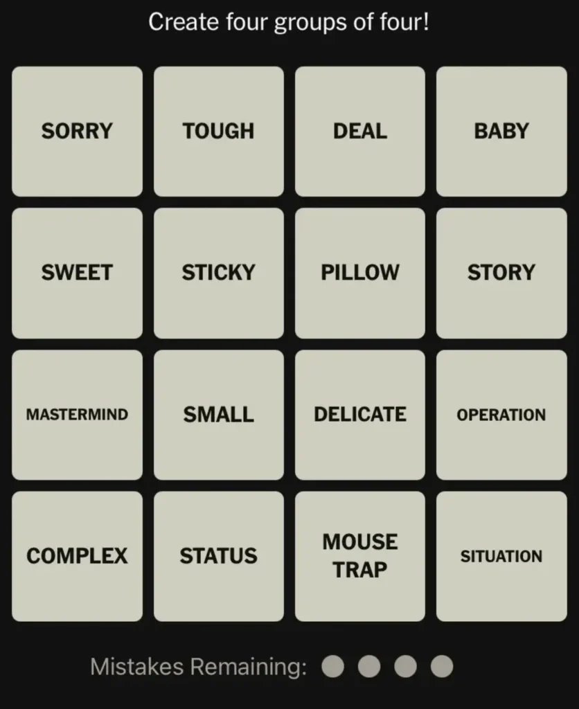 Connection hints today 