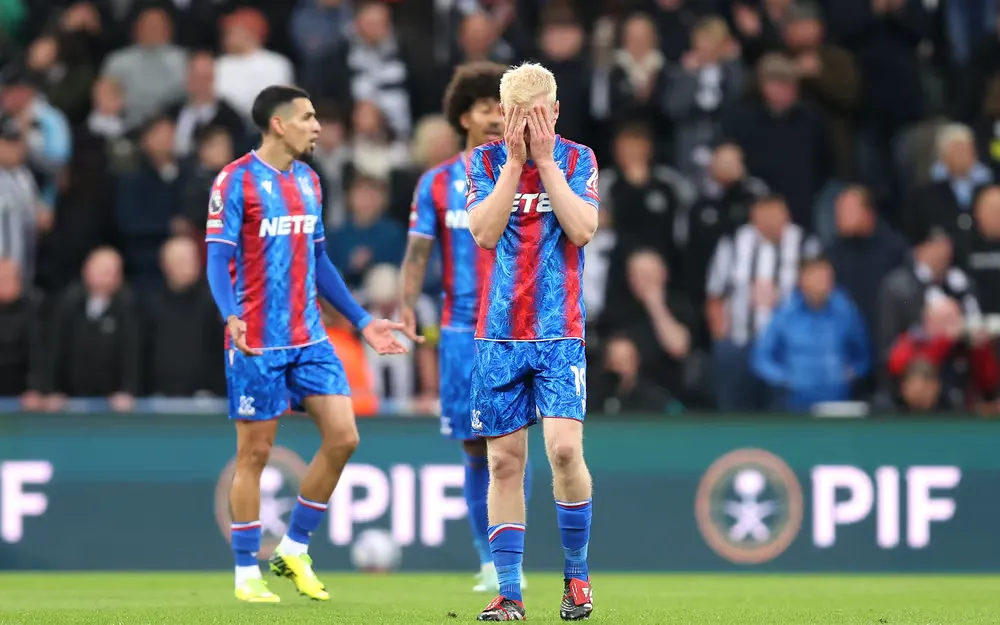 Crystal Palace concede a goal