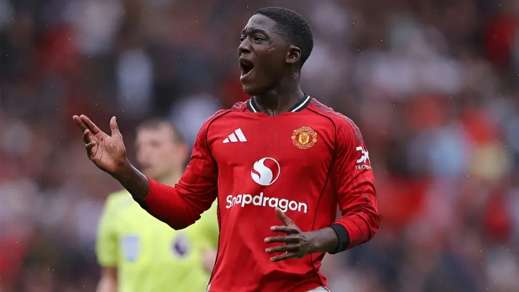 Kobbie Mainoo, Manchester United player from academy