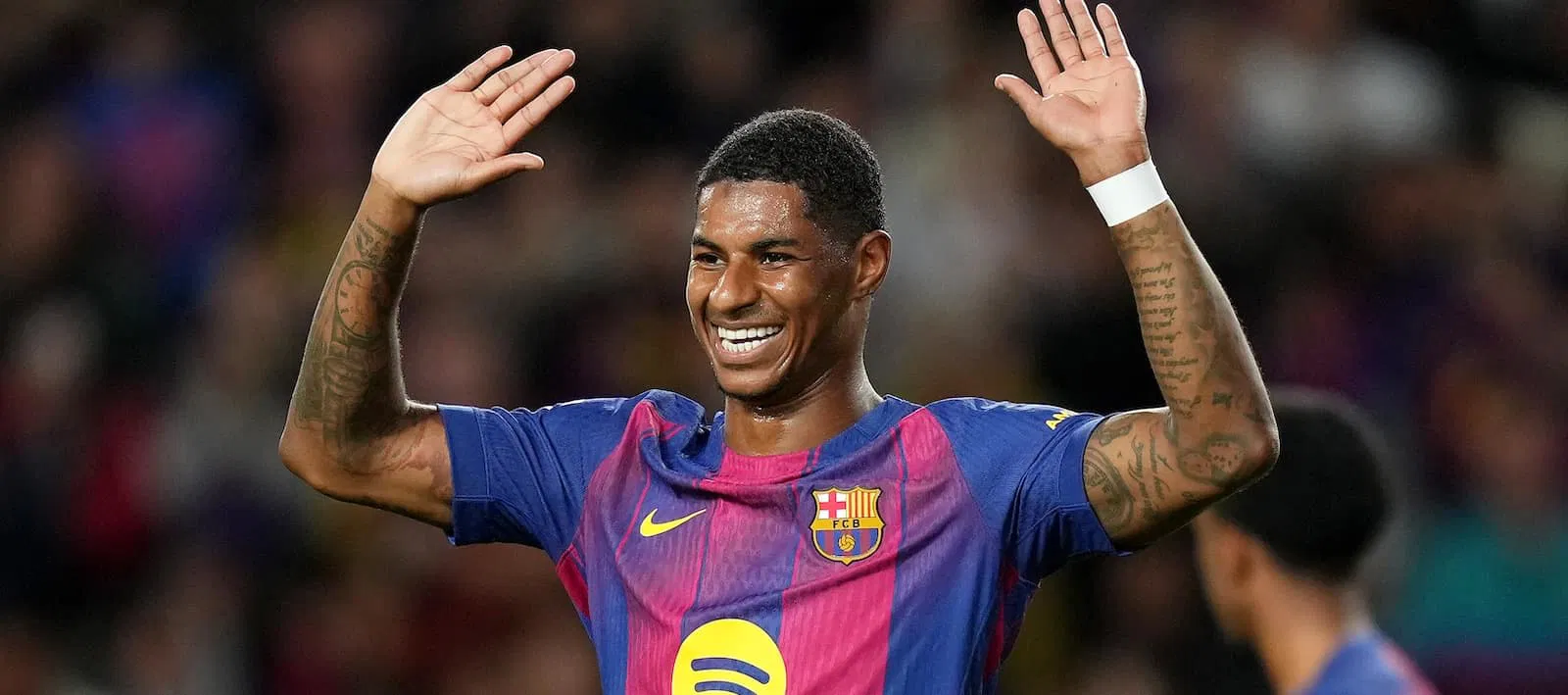 Manchester United loanee, Marcus Rashford for Barcelona