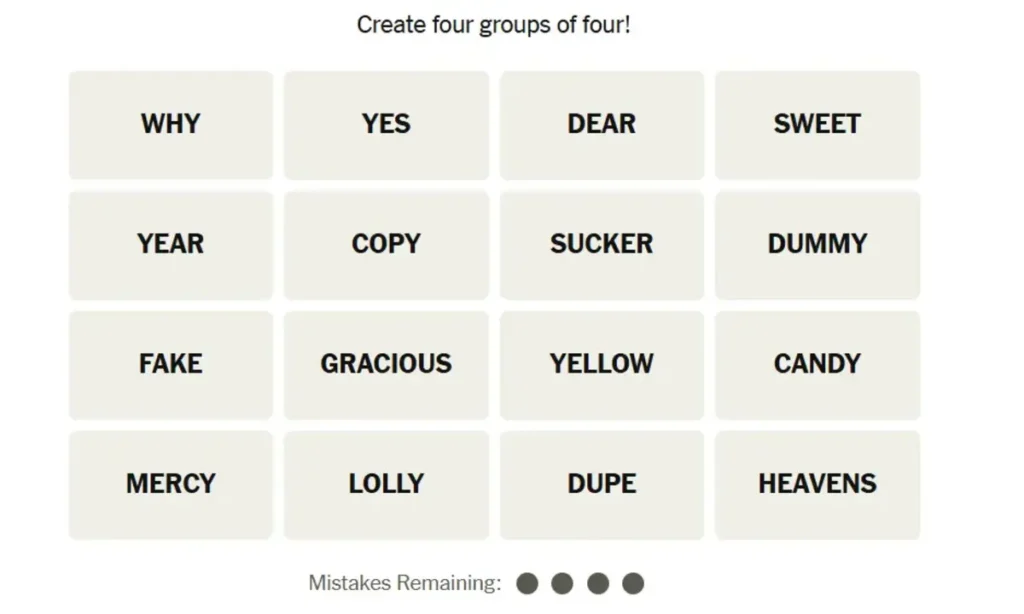connection hints today