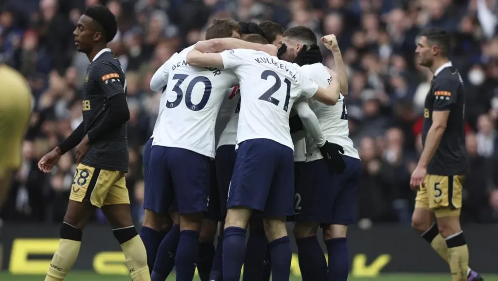 Tottenham Hotspurs players vs Newcastle